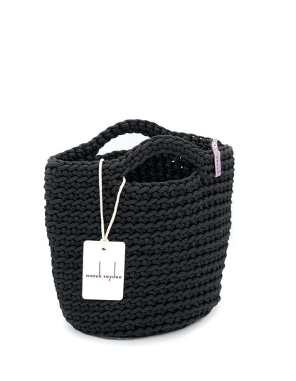 Scandinavian Style Short Handles Handmade Tote Bag