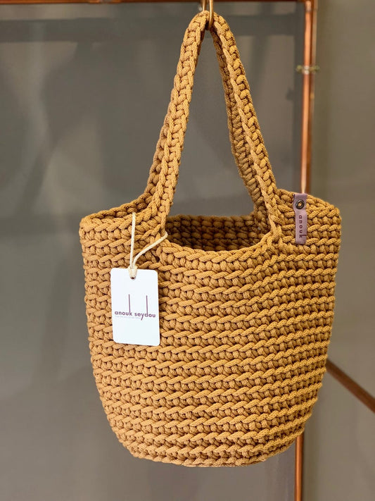 Scandinavian Handmade Tote Bag Long Handles