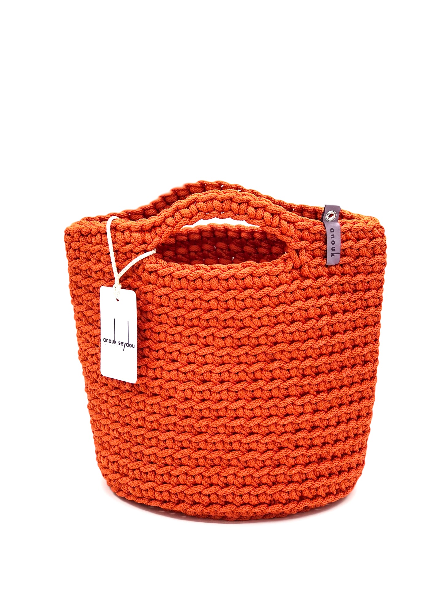 Scandinavian Style Short Handles Handmade Tote Bag