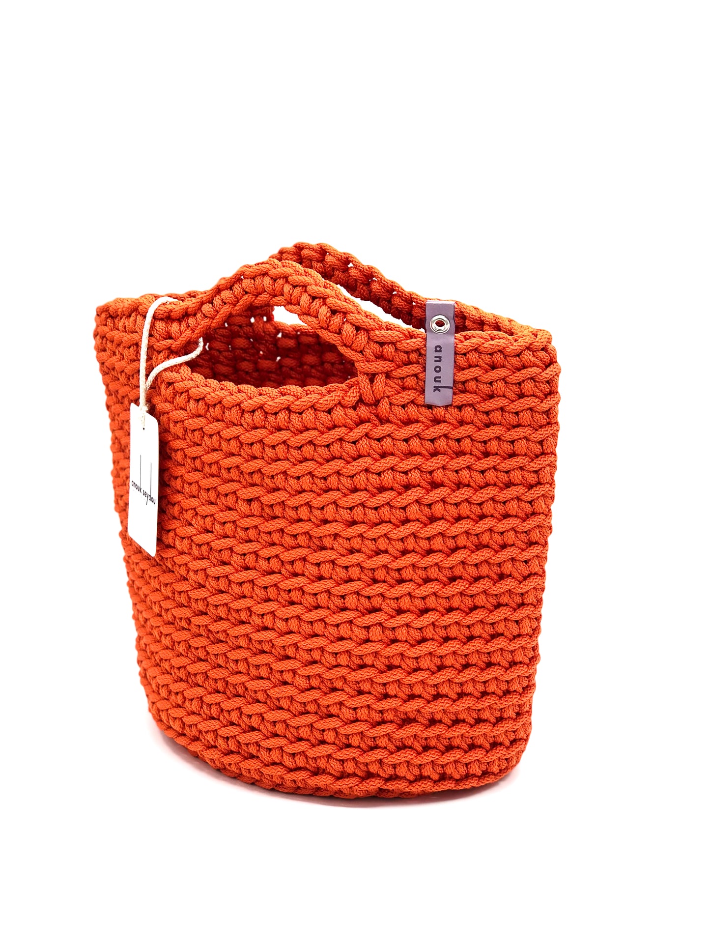 Scandinavian Style Short Handles Handmade Tote Bag