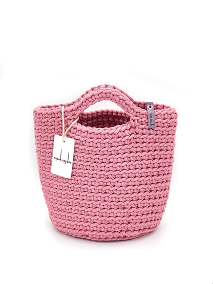 Scandinavian Style Short Handle Tote Bag Handmade