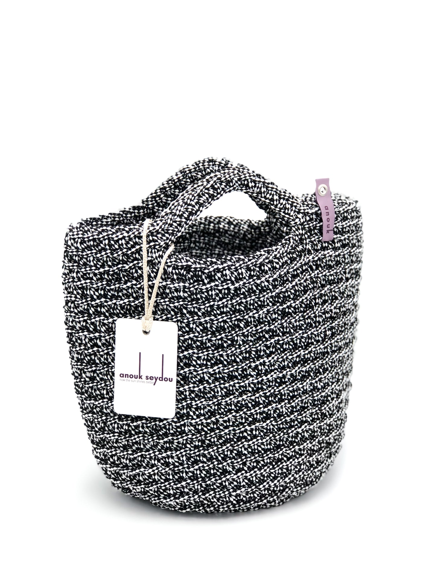 Scandinavian Style Short Handles Handmade Tote Bag