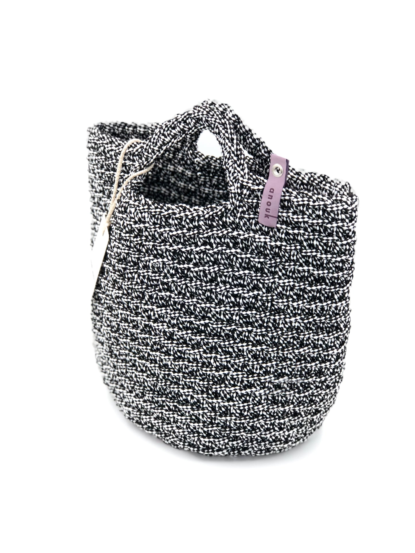 Scandinavian Style Short Handles Handmade Tote Bag