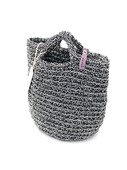Scandinavian Style Short Handles Handmade Tote Bag