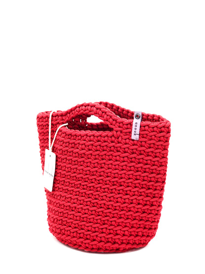 Scandinavian Style Short Handles Handmade Tote Bag