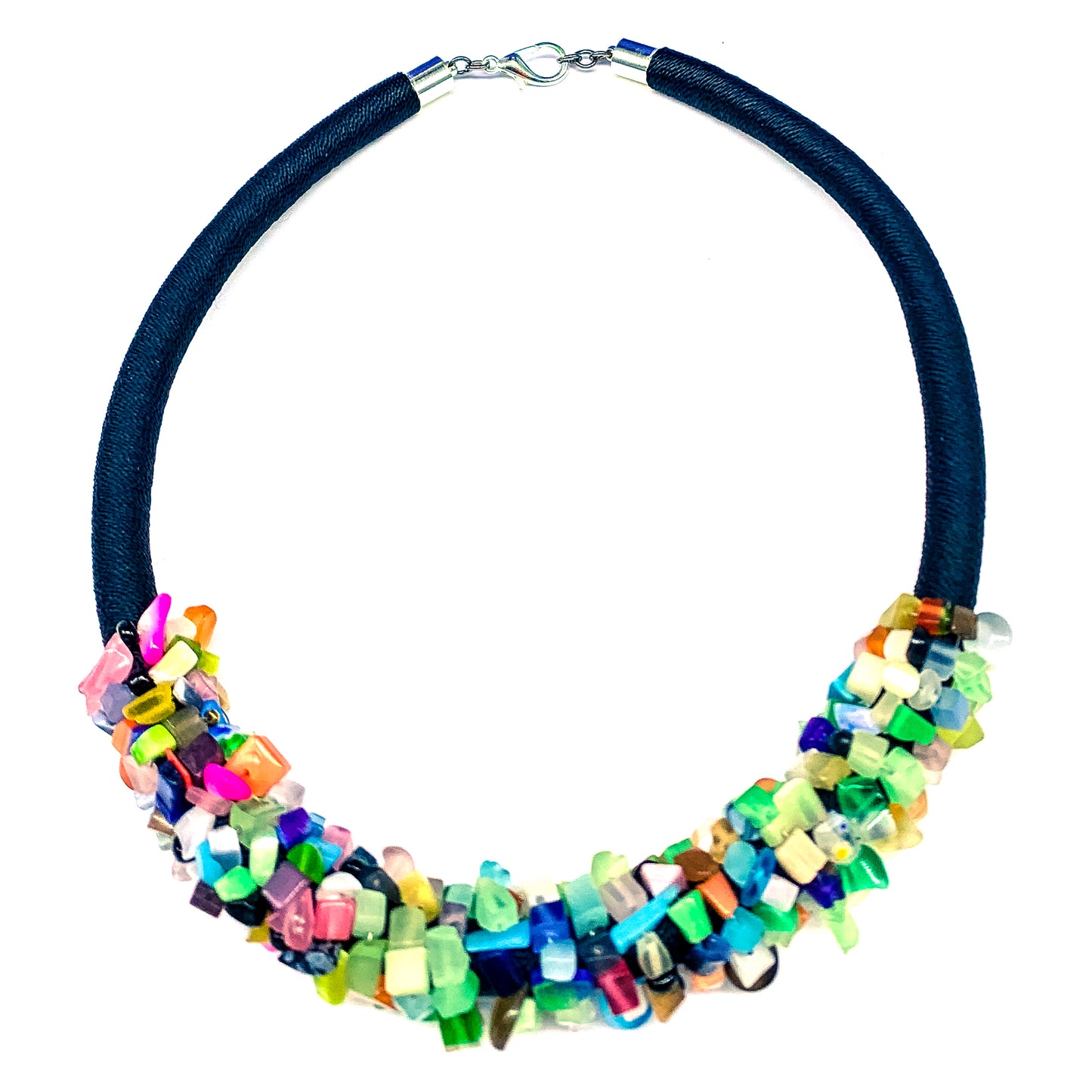 Kathy Handmade Colorful Statement chocker