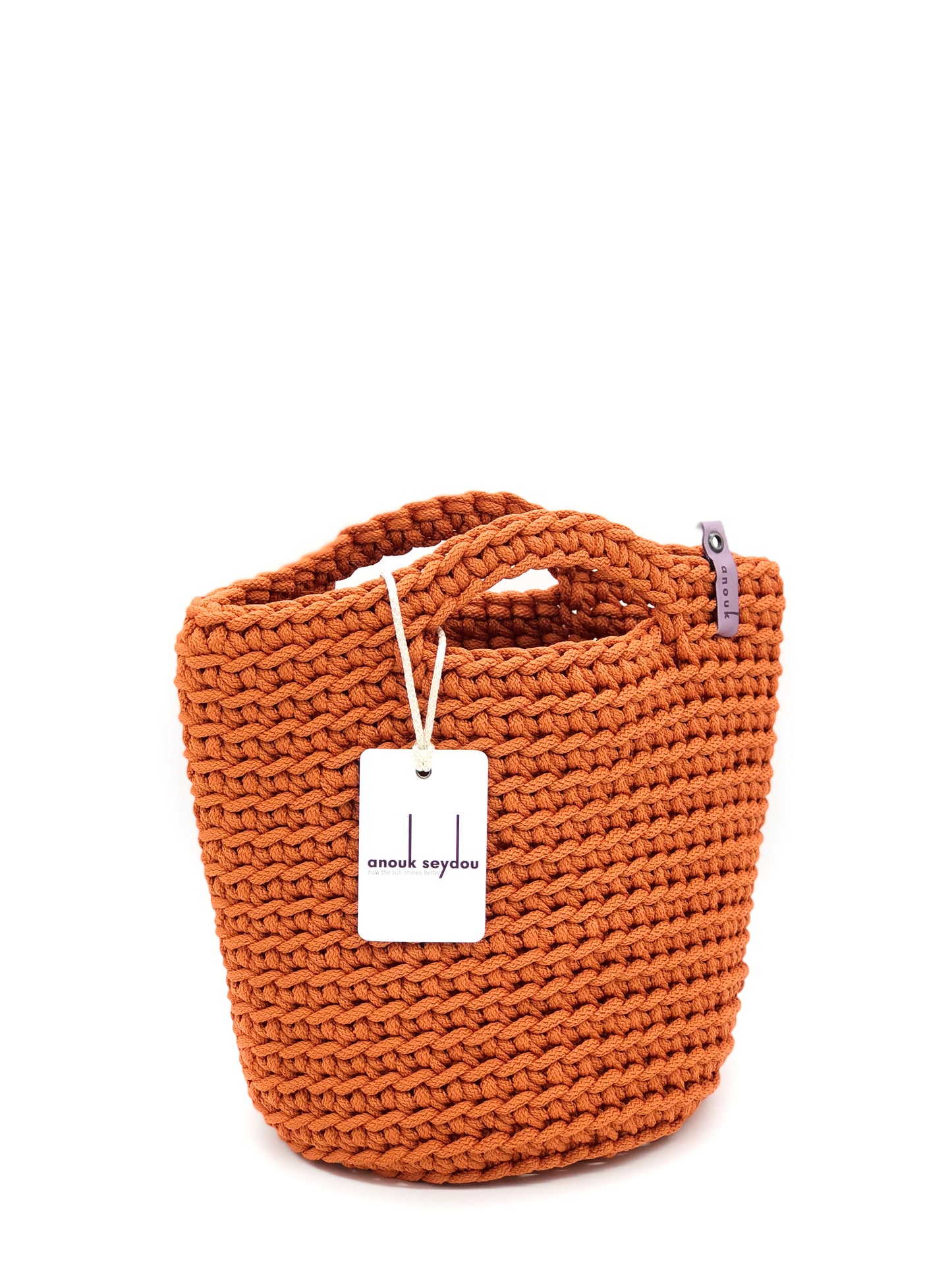Scandinavian Style Short Handles Handmade Tote Bag
