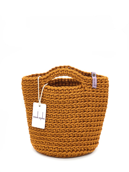 Scandinavian Style Handmade Crochet Tote Bag Fox
