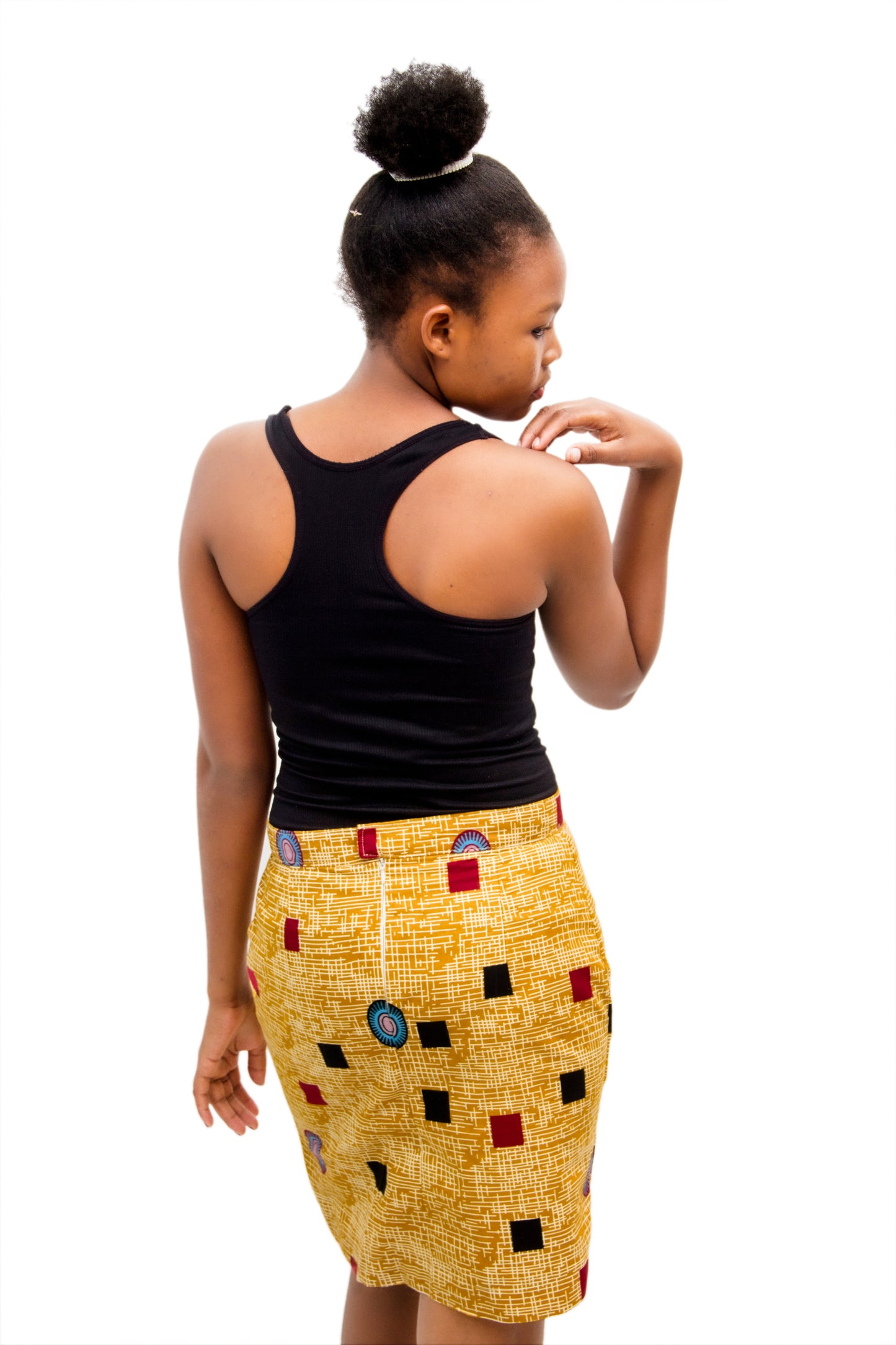 African Wax Skirt