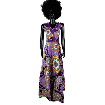 Fafy African Wax Maxi Dress