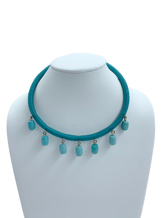 Kathy Handmade Colorful Statement chocker