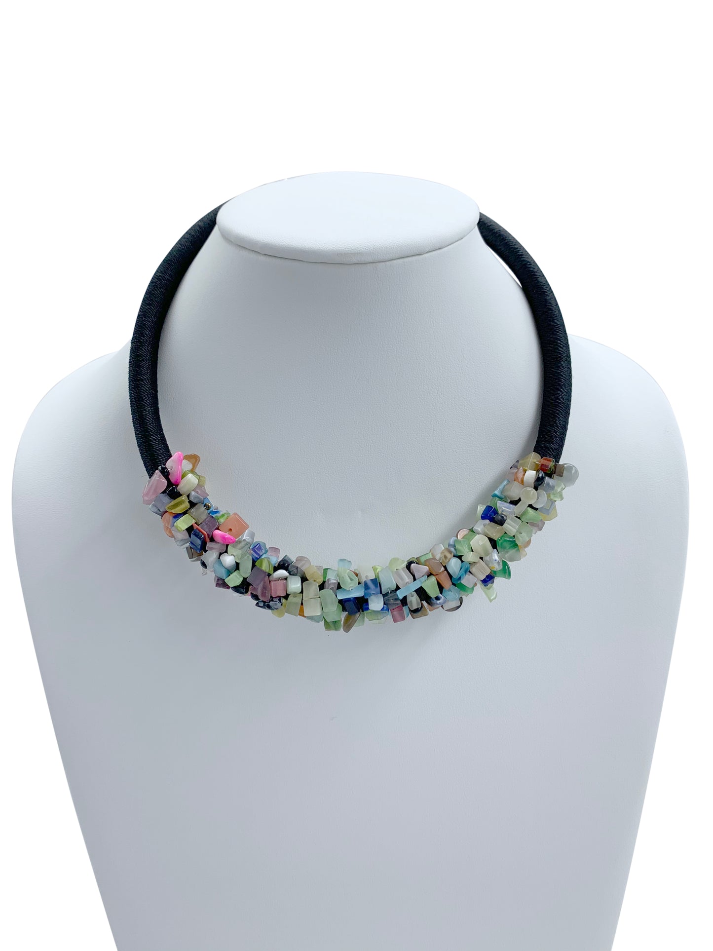 Kathy Handmade Colorful Statement chocker