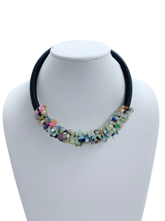 Kathy Handmade Colorful Statement chocker