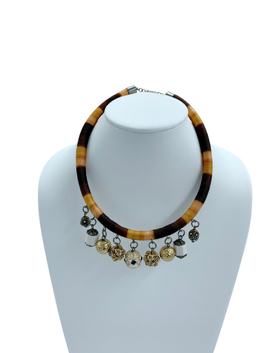 Kathy Handmade Colorful Statement chocker