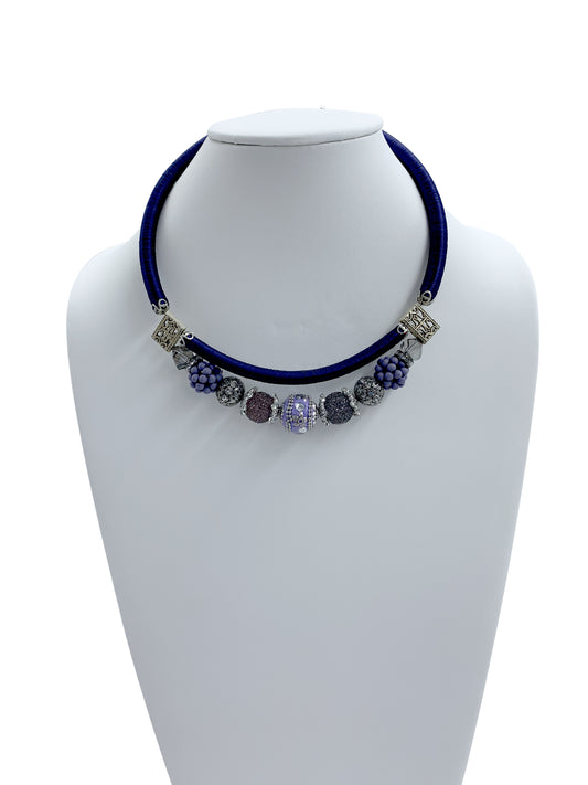 Kathy Handmade Colorful Statement chocker