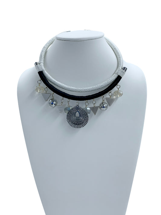 Kathy Handmade Colorful Statement chocker
