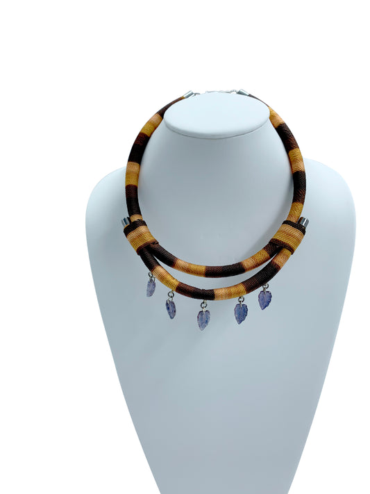 Kathy Handmade Colorful Statement chocker