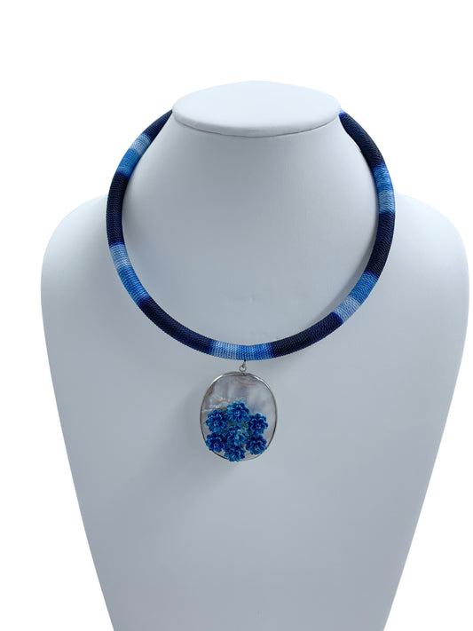 Kathy Handmade Colorful Statement chocker