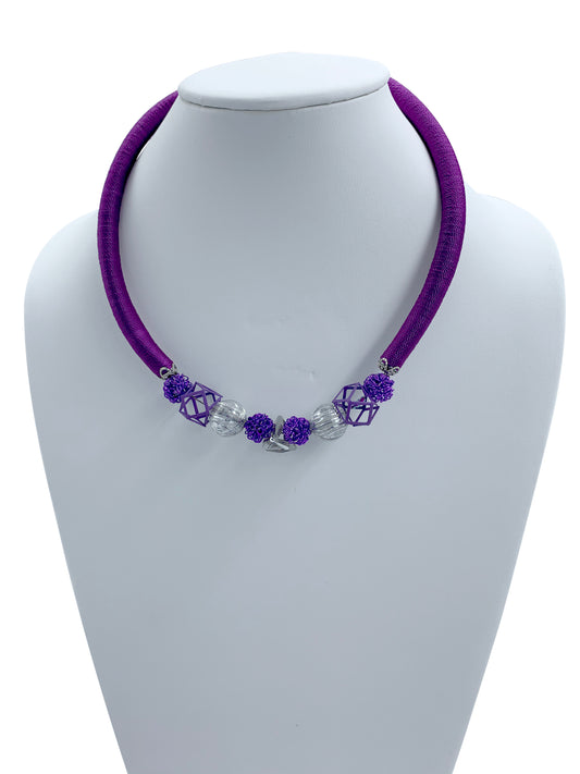 Kathy Handmade Colorful Statement chocker