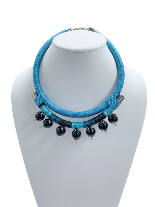 Kathy Handmade Colorful Statement chocker