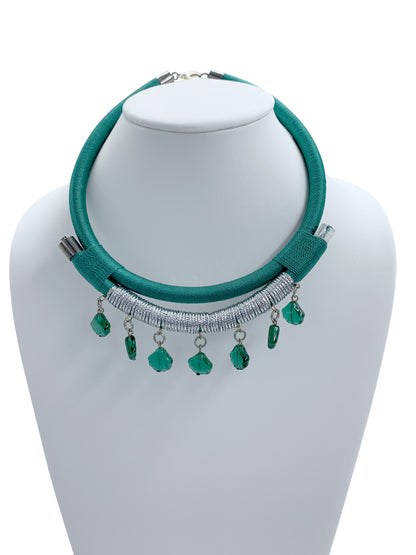 Kathy Handmade Colorful Statement chocker