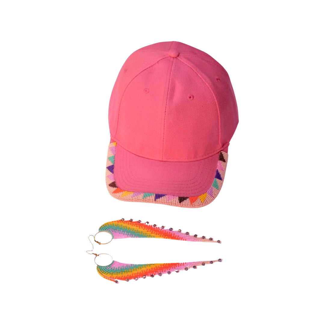 Ruth Hand Beaded Cap