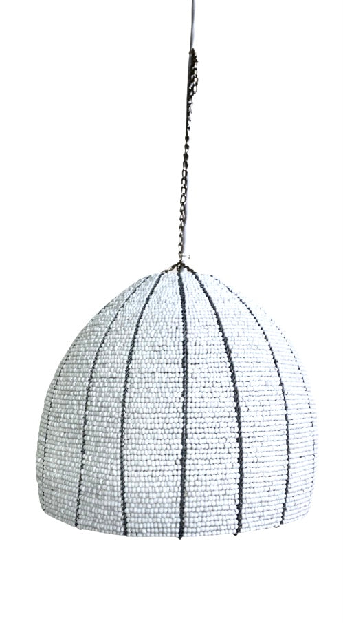 Artisan Beaded Light Pendant