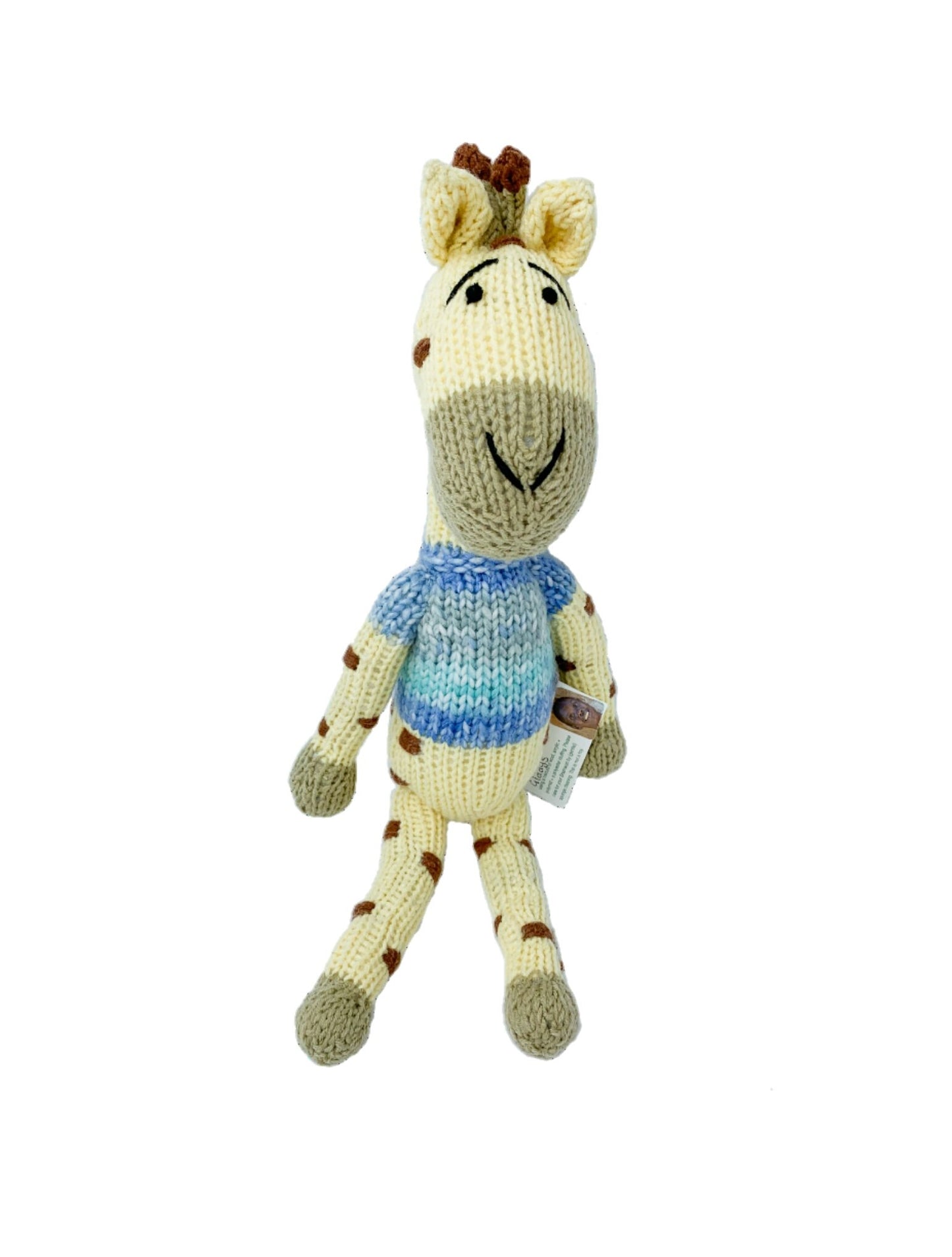 Giraffe Handmade Crochet stuffed Doll for Montessori Play, Nursery Decor, and Baby Shower Gifts . Granddaughter, niece, nephew & grandson