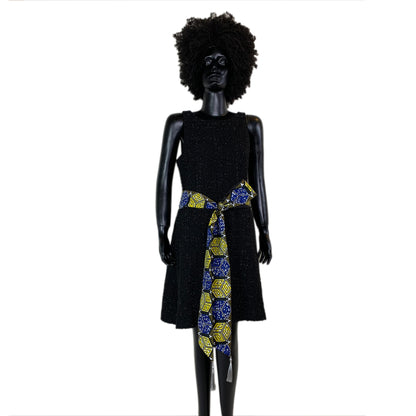 Reversible African Print Belt