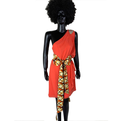 Reversible African Print Belt