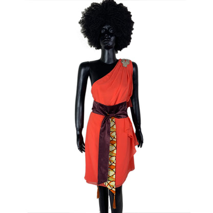Reversible African Print Belt