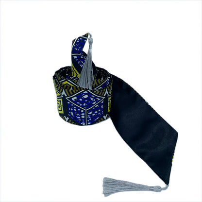 Reversible African Print Belt
