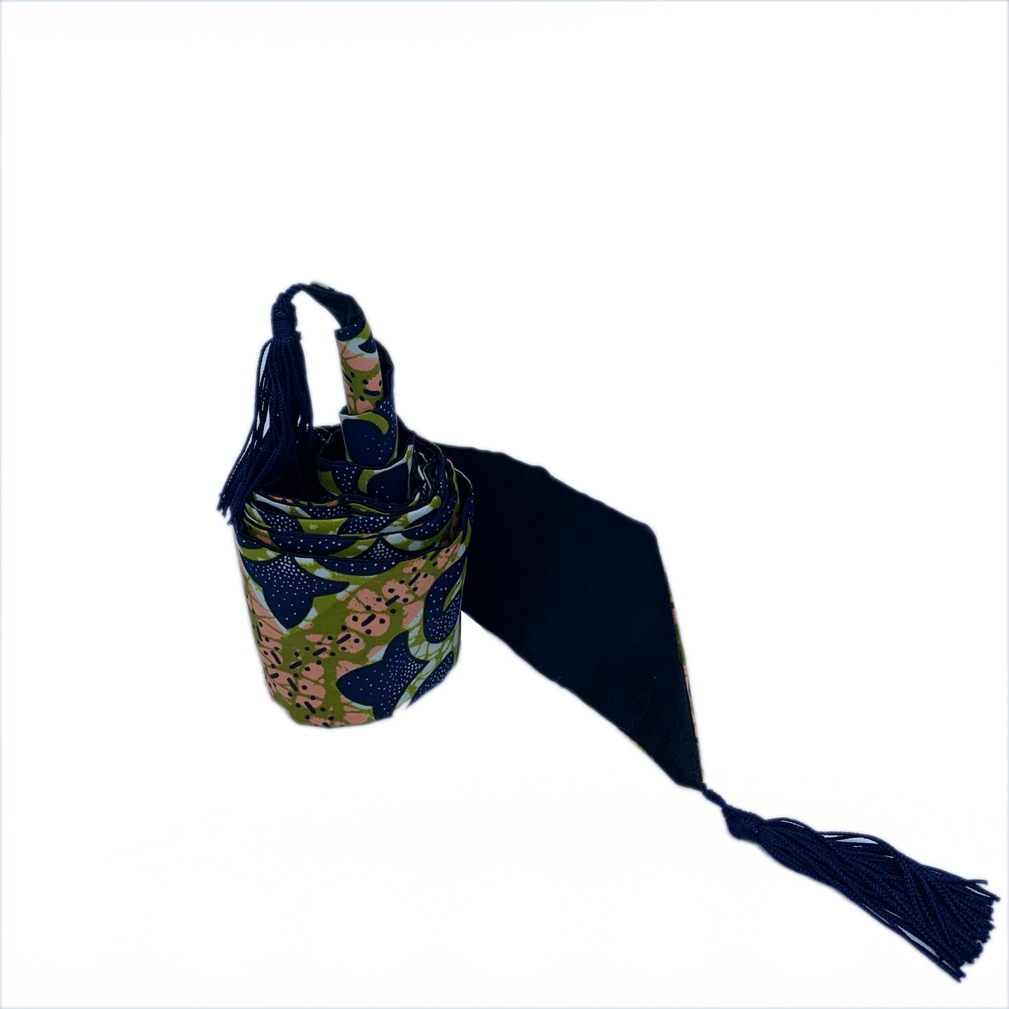 Reversible African Print Belt