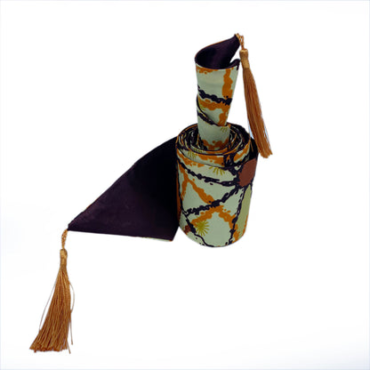 Reversible African Print Belt