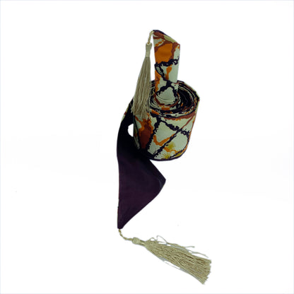 Reversible African Print Belt
