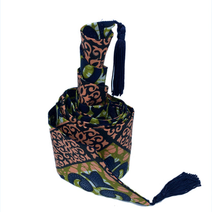 Reversible African Print Belt