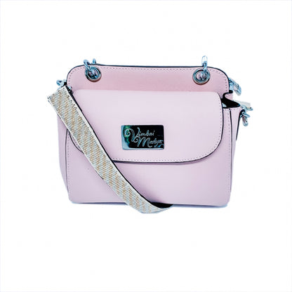 Kenya Mini Leather Bag with interchangeable set of straps and handles