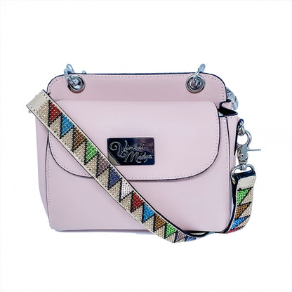 Kenya Mini Leather Bag with interchangeable set of straps and handles