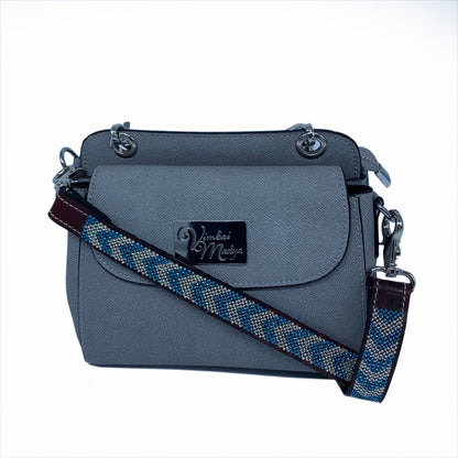 Kenya Mini Leather Bag with interchangeable set of straps and handles