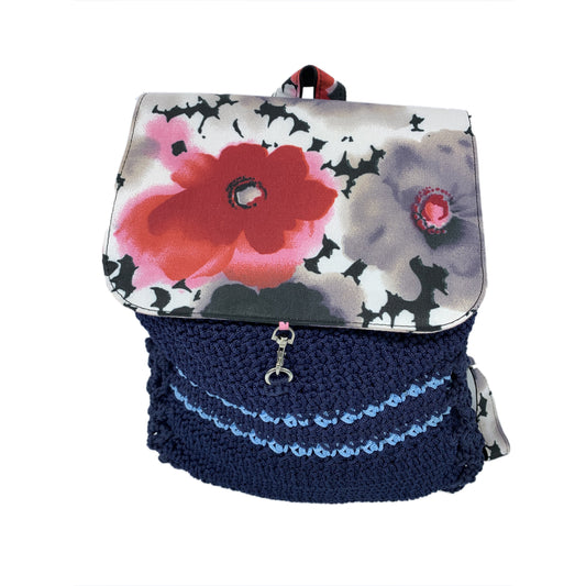 Convertible Backpack with Ankara African Fabric - Weekend Bag for Mom. Boho Tote or Cross Body Duffle Bag for Office, Wife Birthday, Gift for Her