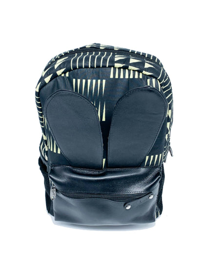 Bunny Backpack with Ankara African Fabric - Weekend Bag for Kids. Boho Tote or Cross Body Duffle , Daughter Birthday, Back to School Gift