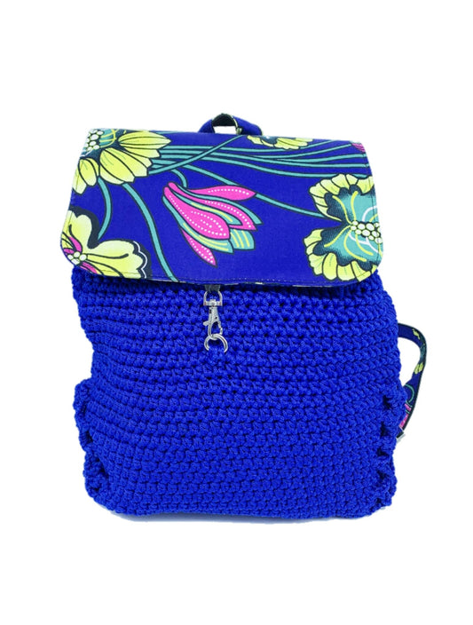 Convertible Backpack with Ankara African Fabric - Weekend Bag for Mom. Boho Tote or Cross Body Duffle Bag for Office, Wife Birthday, Gift for Her