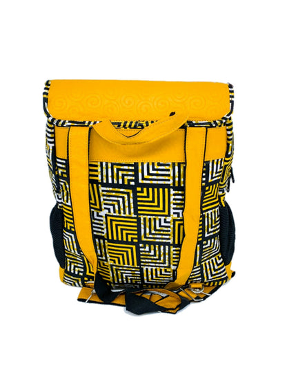 Cute  Backpack with Ankara African Fabric - Weekend Bag for Mom. Boho Tote or Cross Body Duffle , Daughter Birthday, Back to School Gift