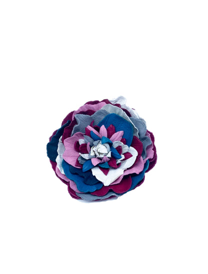 Leather rose ring
