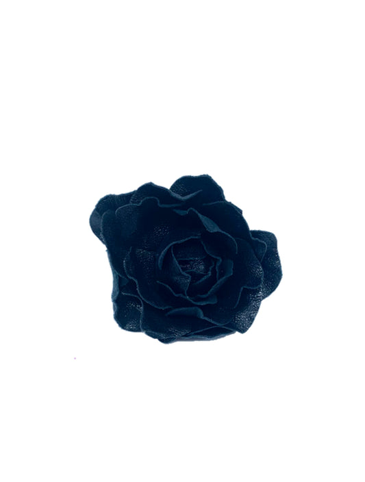 Leather rose ring
