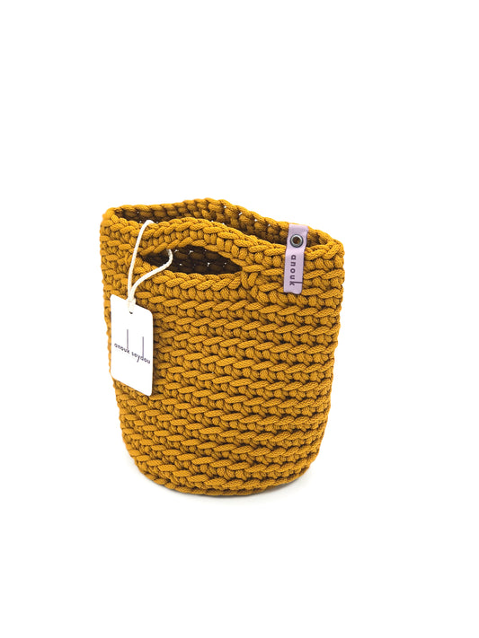 Tote Bag Scandinavian Style Rusty Crochet Size MINI