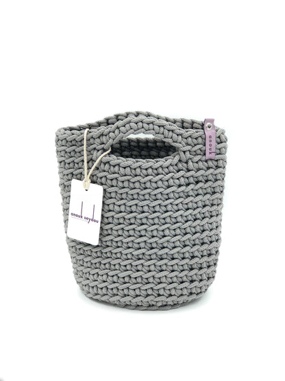 Tote Bag Scandinavian Style Stone Gray  Size MINI
