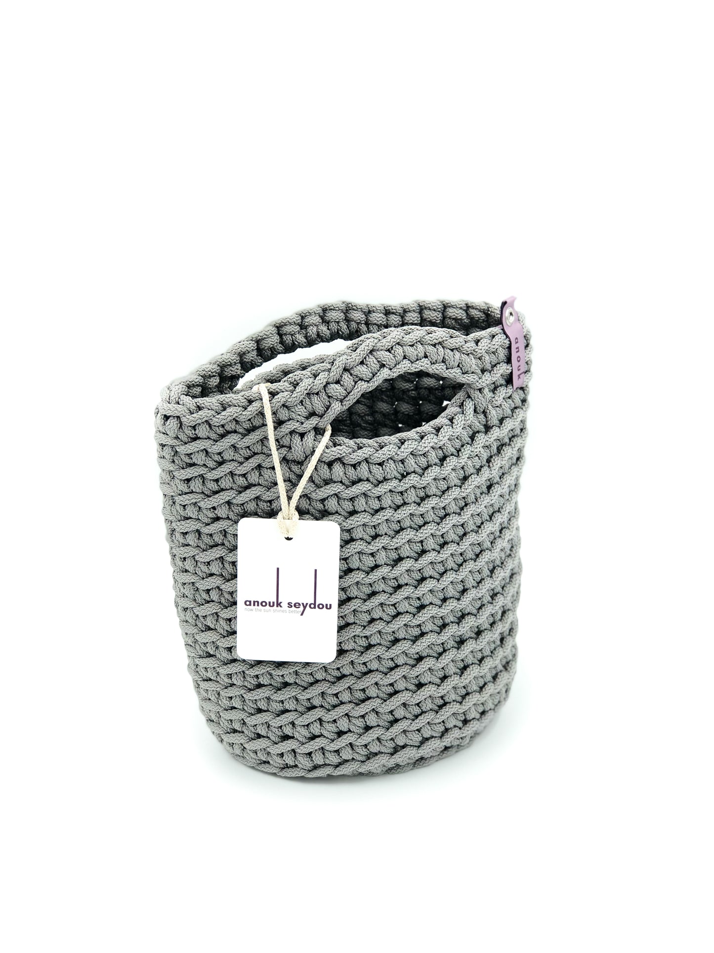 Tote Bag Scandinavian Style Stone Gray  Size MINI