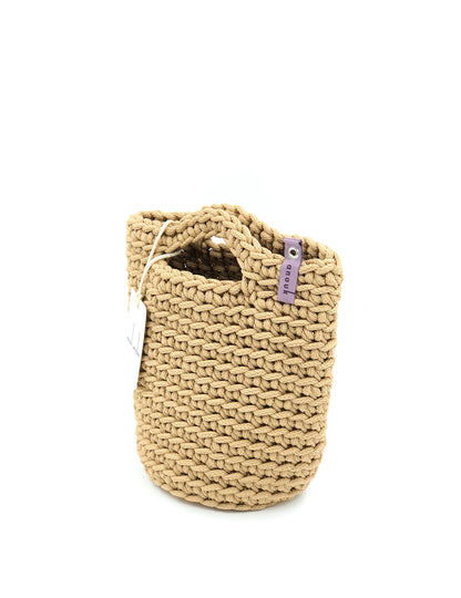 Tote Bag Scandinavian Style White Coffee Size MINI