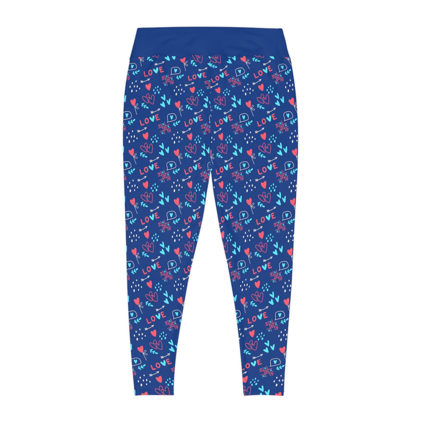 Valentines Day Gift For Her Plus Size Leggings . One of a Kind Workout Activewear tights for Mothers Day, Girlfriend, Gift for Her
